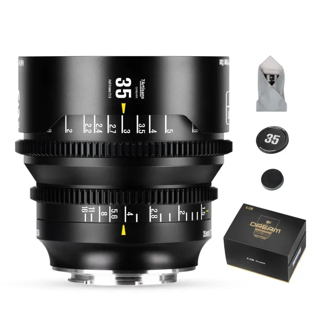 7Artisans Dream 35mm T1.5 objectif cinéma E plein format