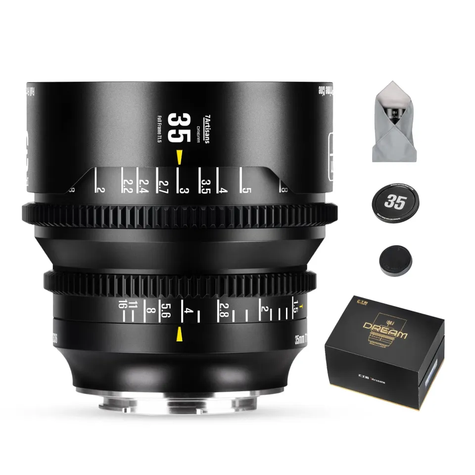 7Artisans Dream 35mm T1.5 objectif cinéma E plein format