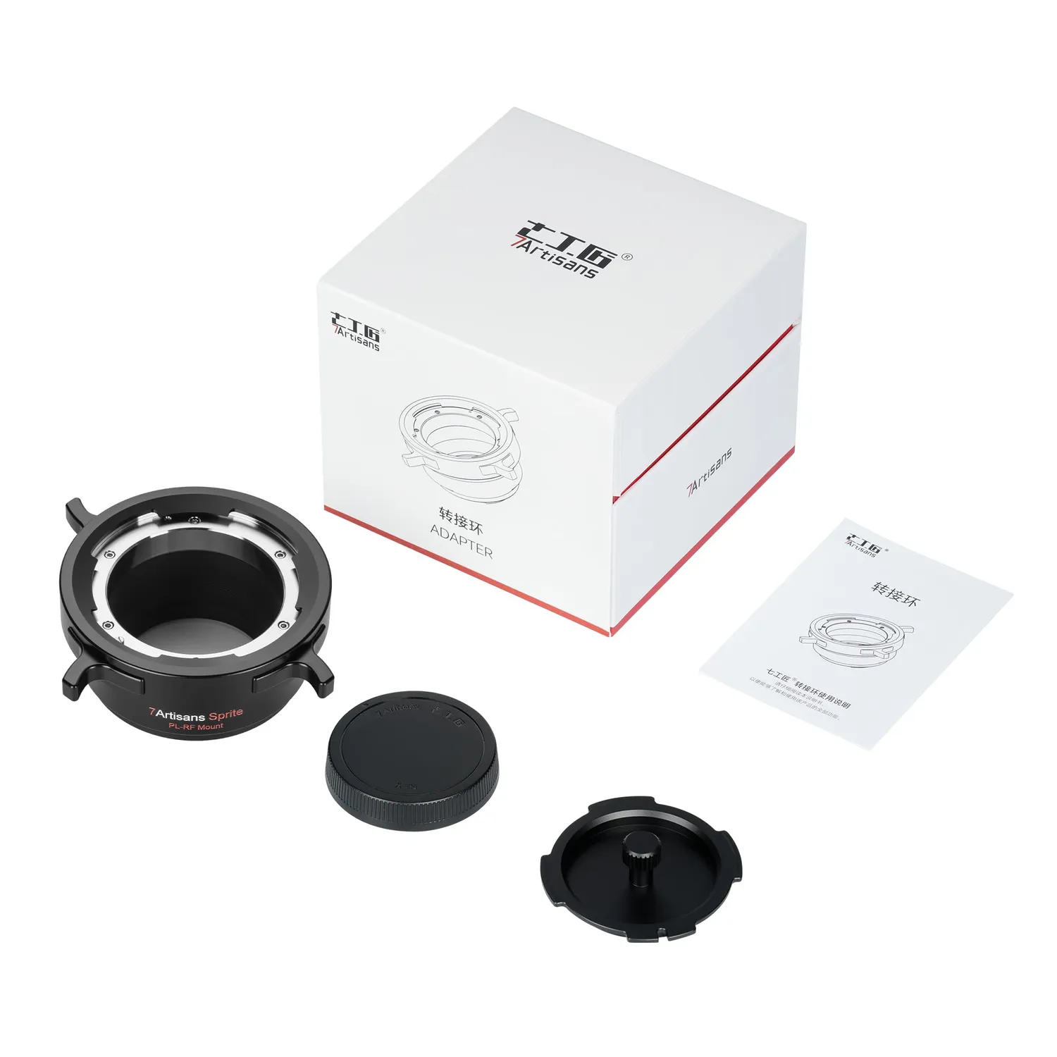 7Artisans PL-RF adaptateur objectif PL vers Canon RF verrou rotatif