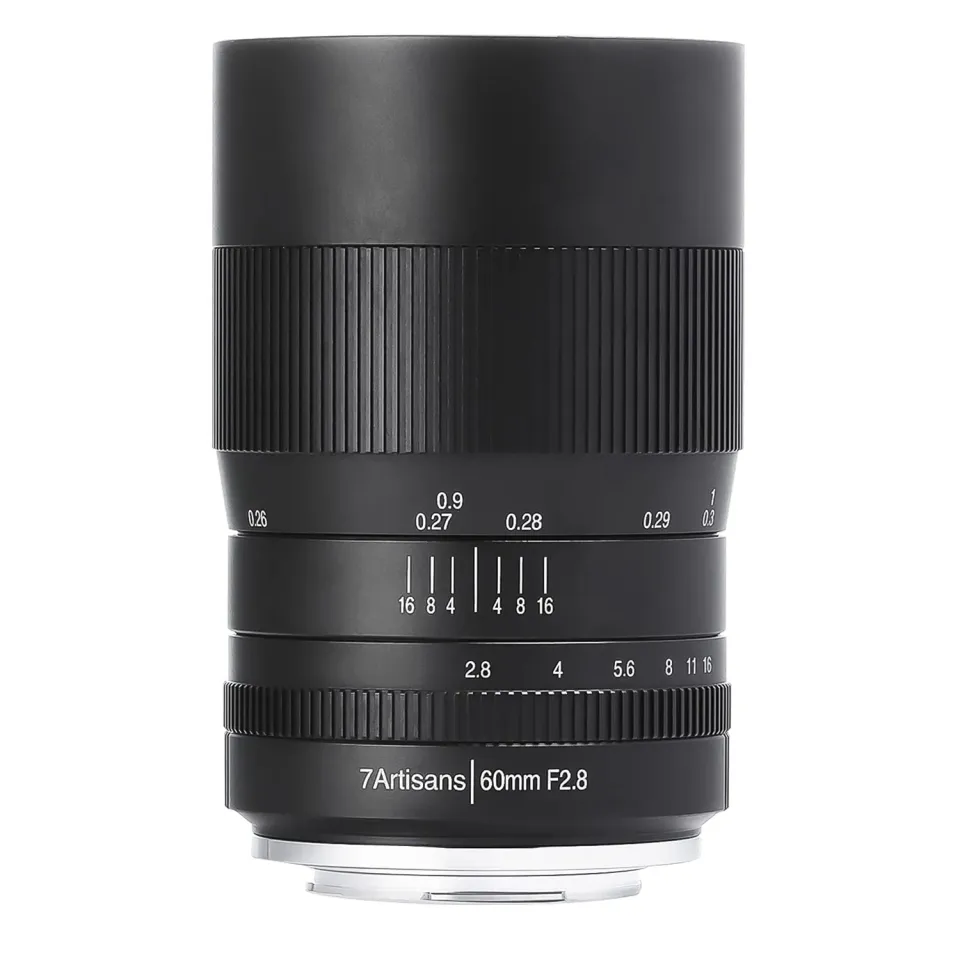 7Artisans 60mm F2.8 Objectif Macro Sony E APS-C