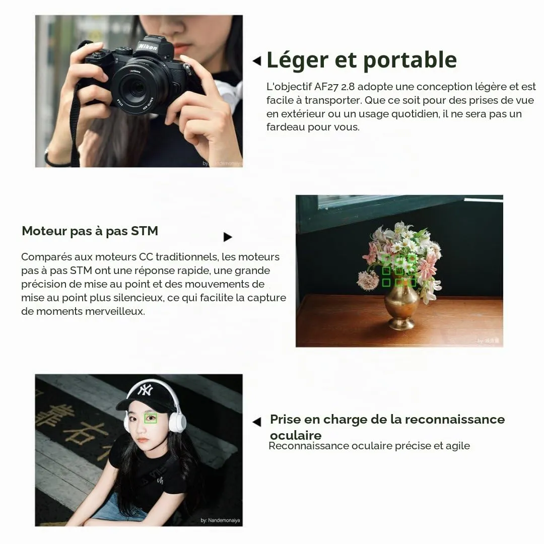 7Artisans 27mm F2.8 objectif Fuji X autofocus compact