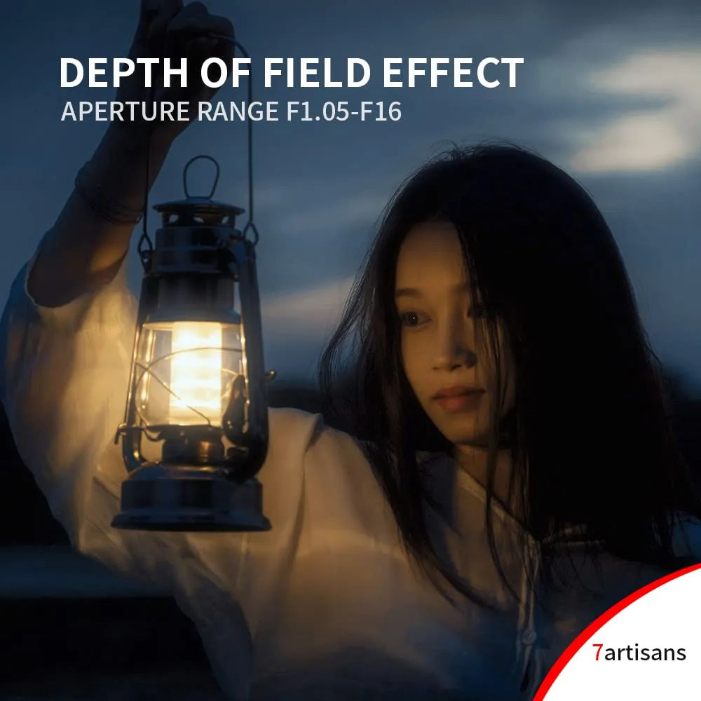7Artisans 50mm F1.05 objectif manuel monture L grande ouverture