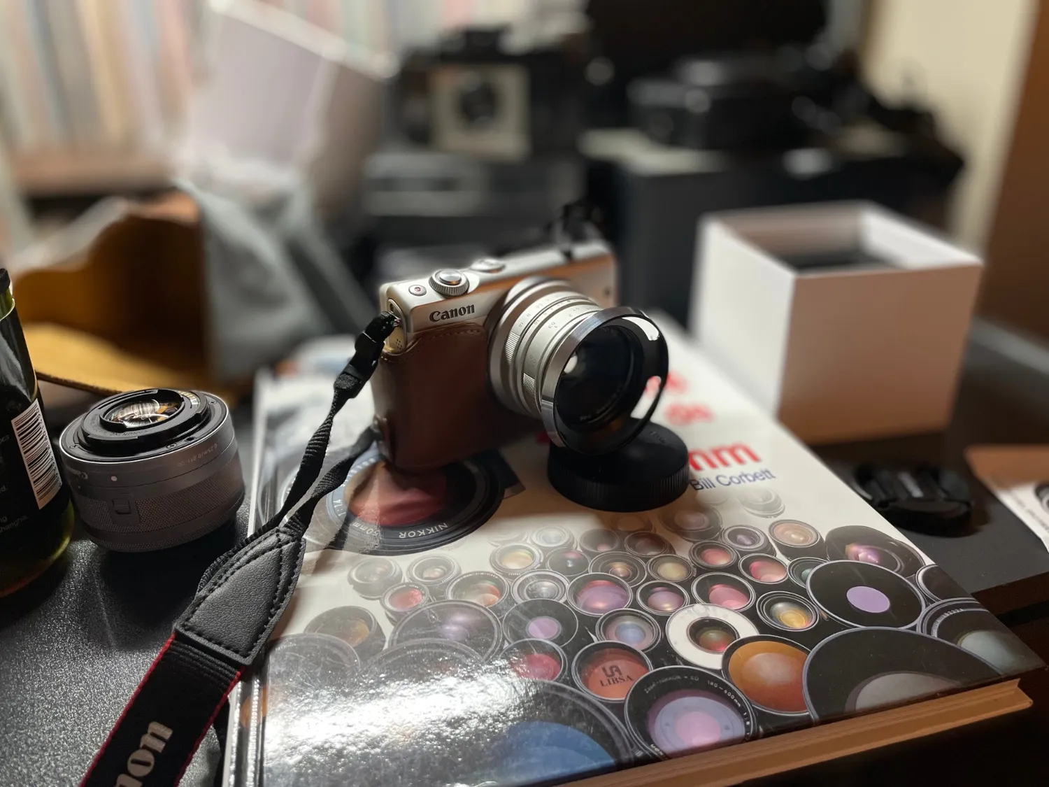 7Artisans 25mm F1.8 objectif Canon EF-M argenté