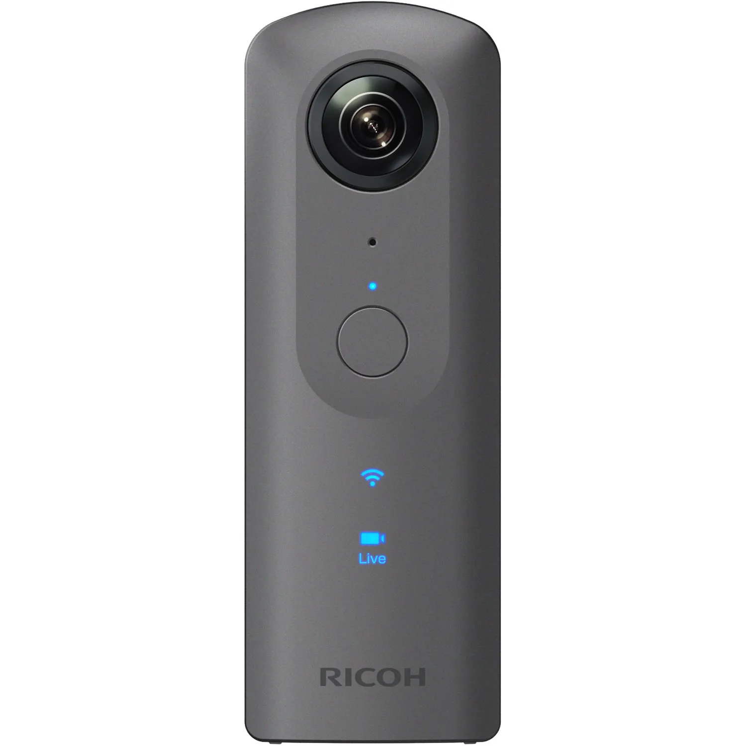 Ricoh Theta V Caméra 360° 4K 24 Mpix Grise Métal