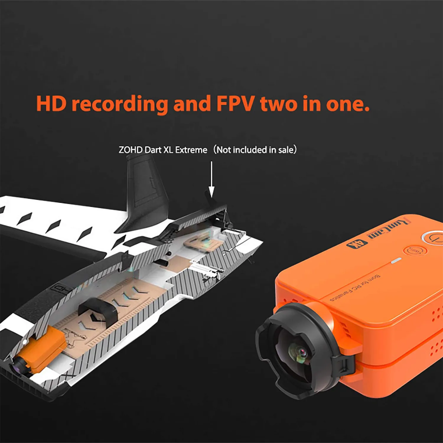 RunCam RunCam 2 4K caméra action FPV + carte 128 Go