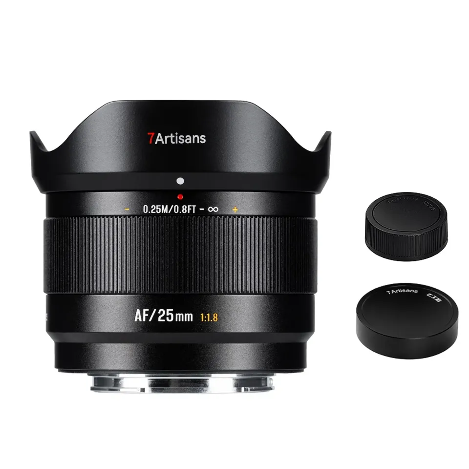 7Artisans Lite 25mm F1.8 objectif Sony autofocus léger