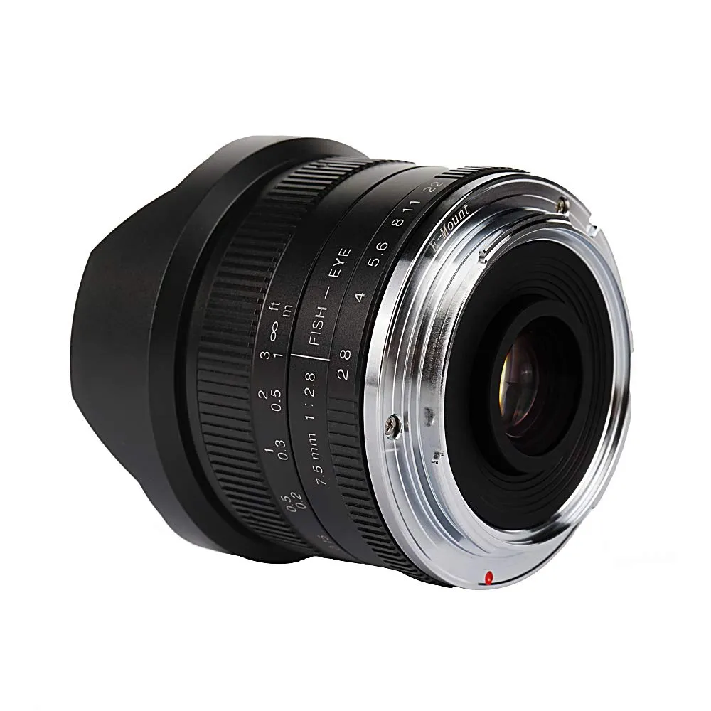 7Artisans 7.5mm F2.8 objectif fisheye Micro 4/3