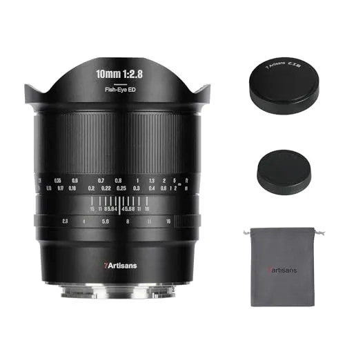 7Artisans 10mm F2.8 II objectif fisheye monture L
