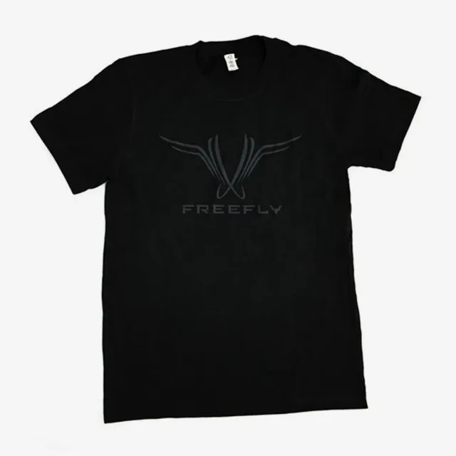 Freefly Systems T-shirt noir coton logo poitrine
