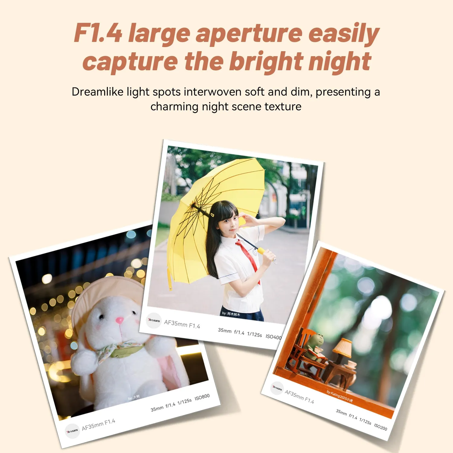7Artisans 35mm F1.4 objectif autofocus Fuji X lumineux