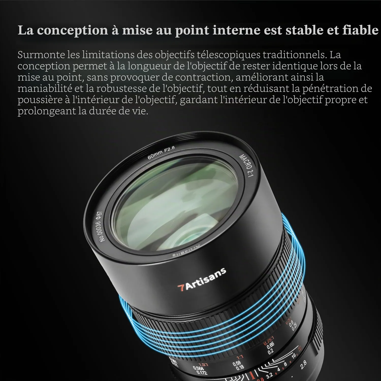 7Artisans 60mm F2.8 Macro 2x objectif Nikon Z
