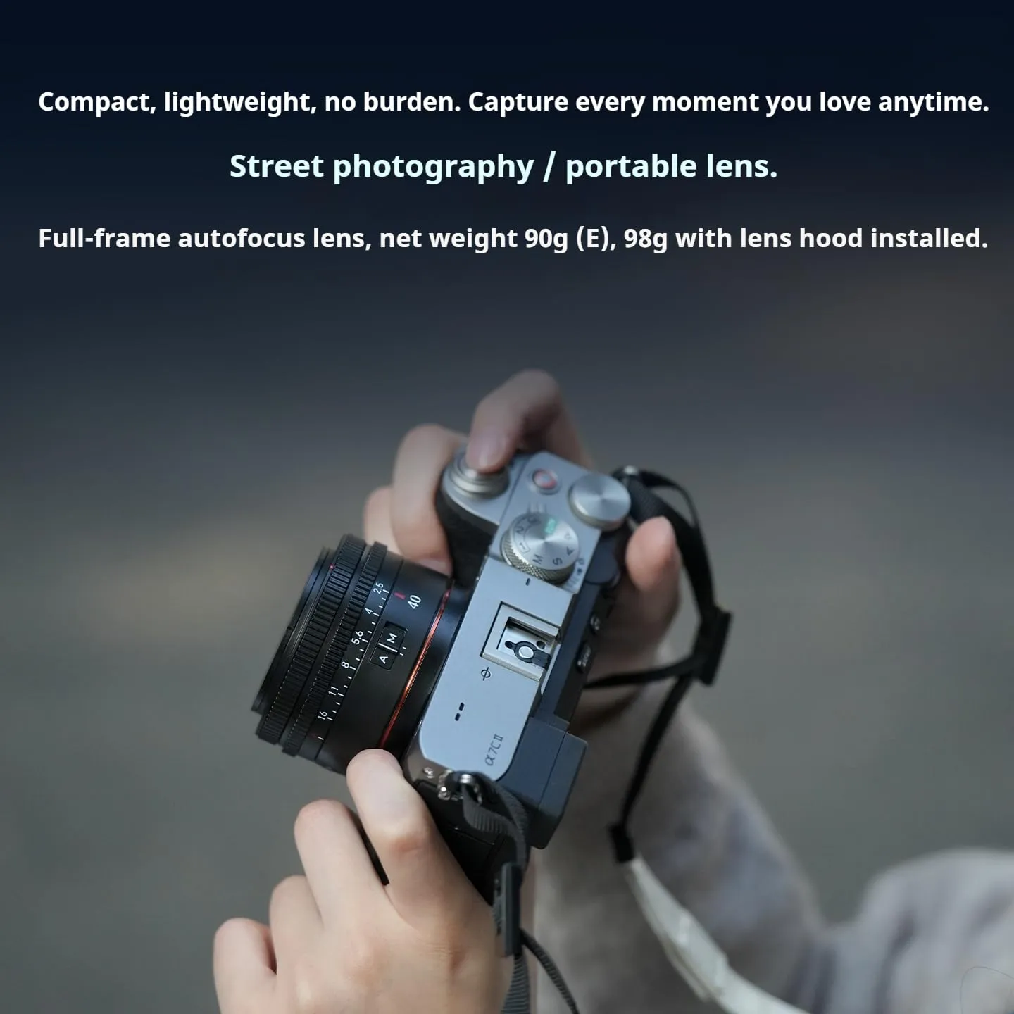 7Artisans AF 40mm F2.5 objectif monture L compact