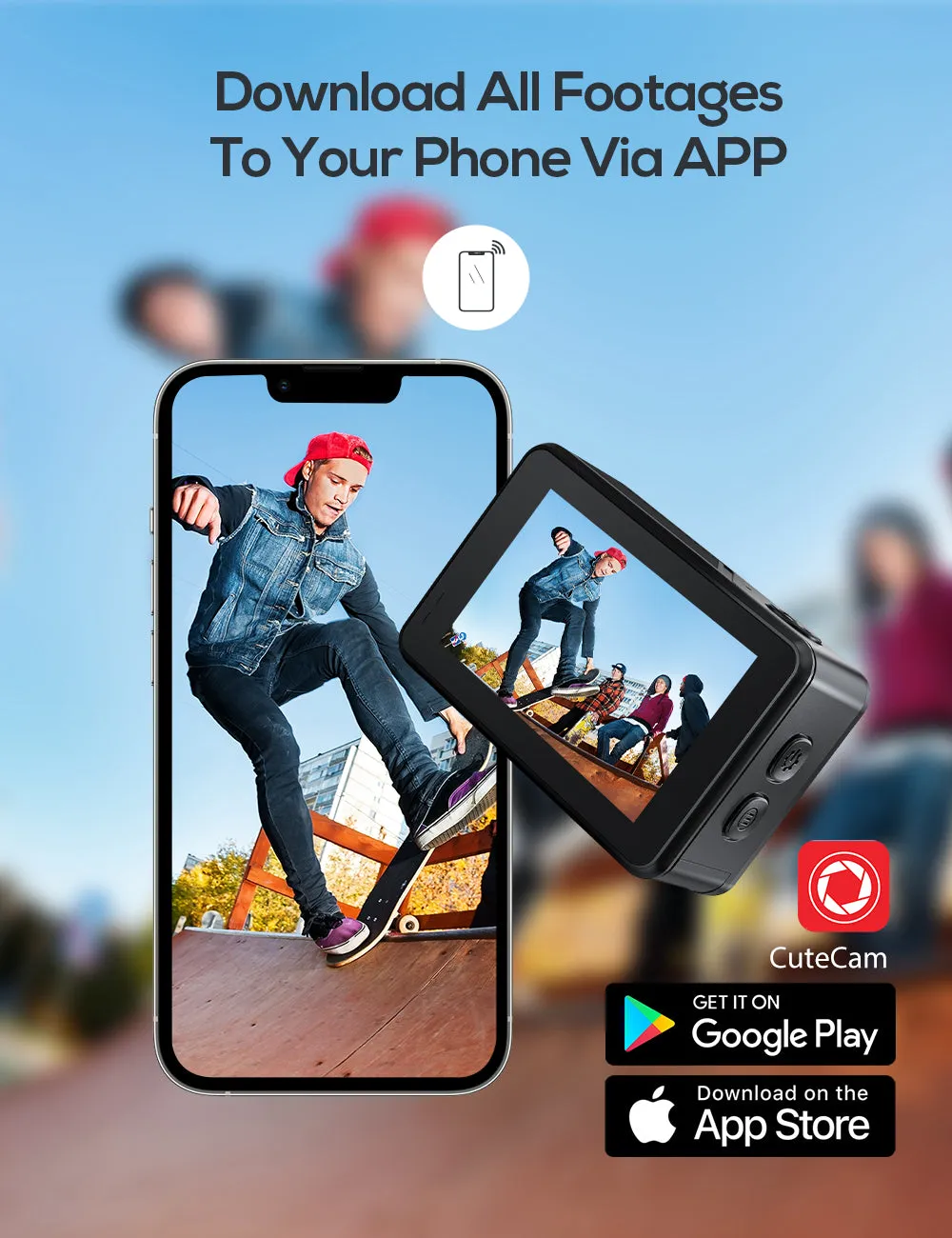 iZeeker iA800 caméra d'action 6K 30fps