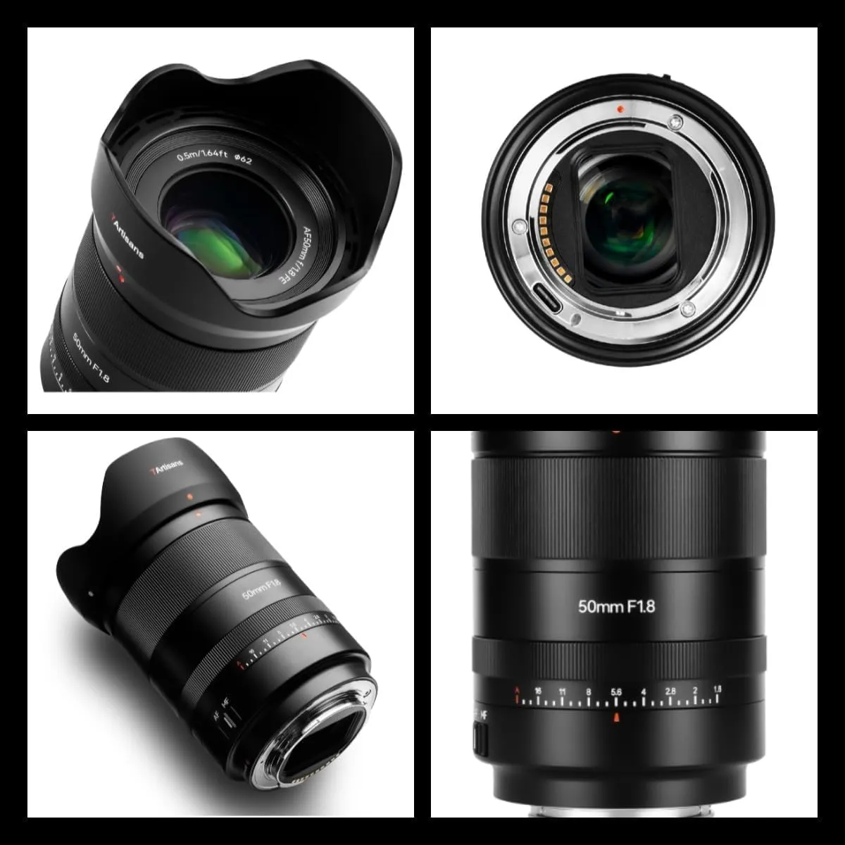 7Artisans 50mm F1.8 AF monture L plein format autofocus