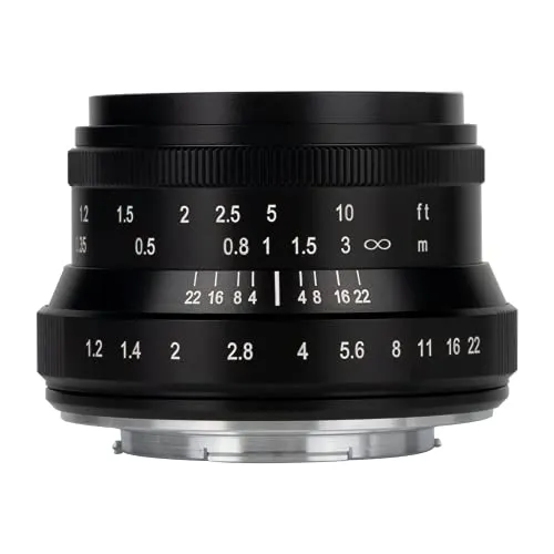 7Artisans 35mm F1.2 II objectif Fuji X noir