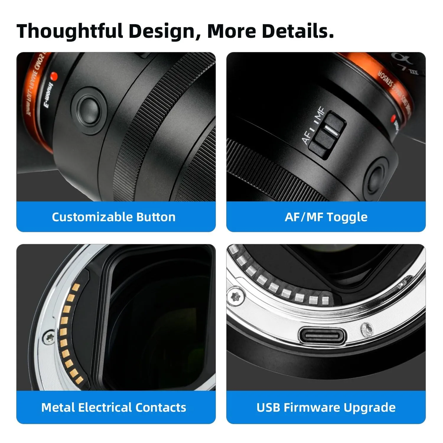 7Artisans AF 85mm F1.8 objectif Sony E portrait plein format