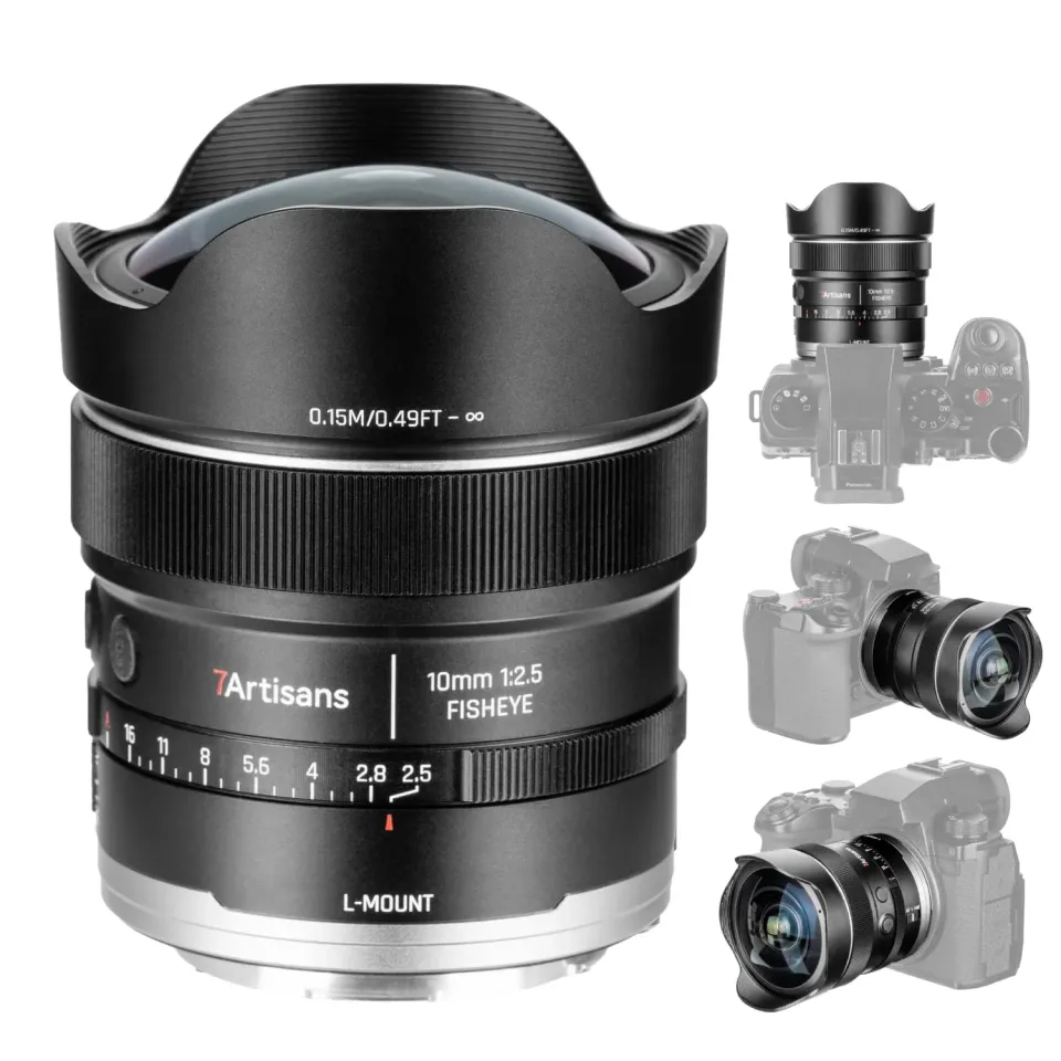 7Artisans AF 10mm F2.5 MAX objectif monture L fisheye