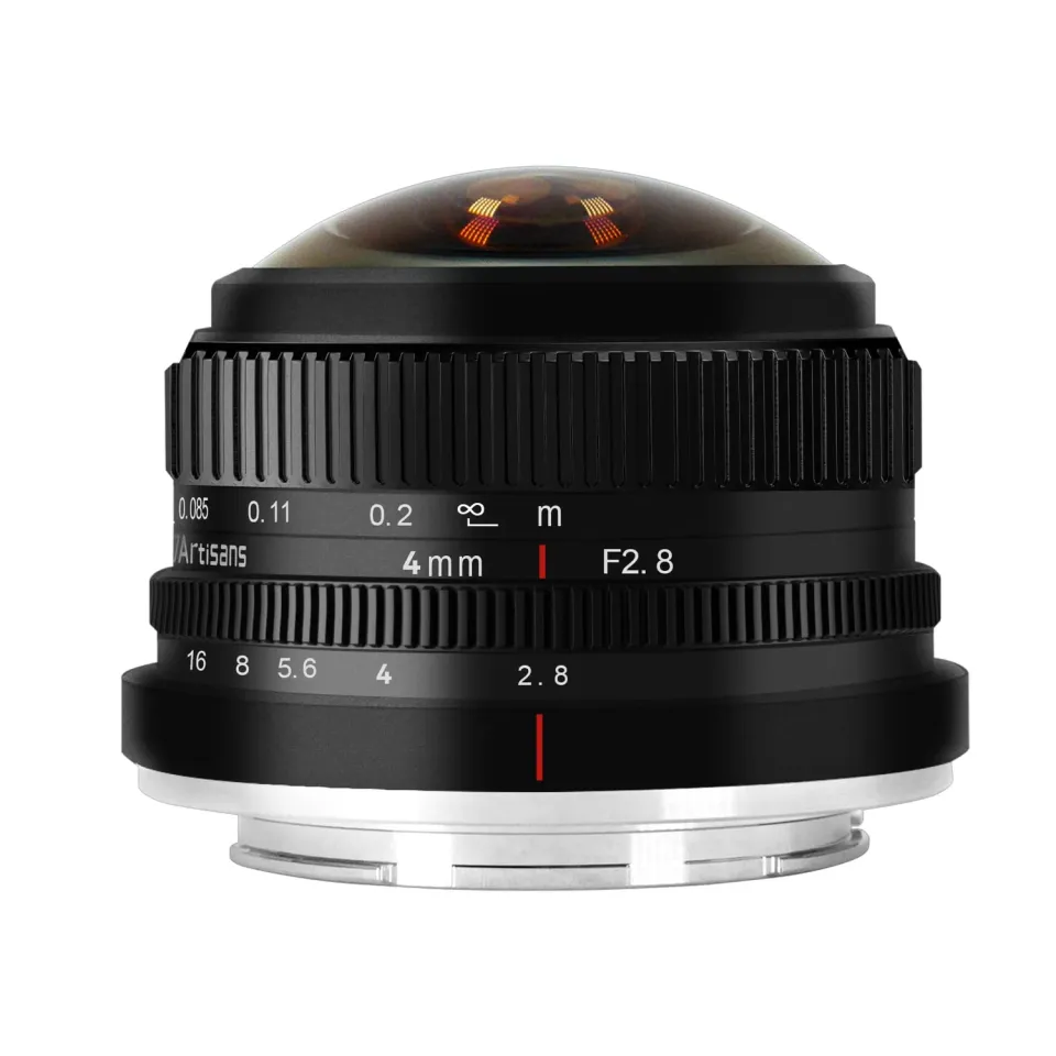 7Artisans 4mm F2.8 objectif fisheye Sony E circulaire