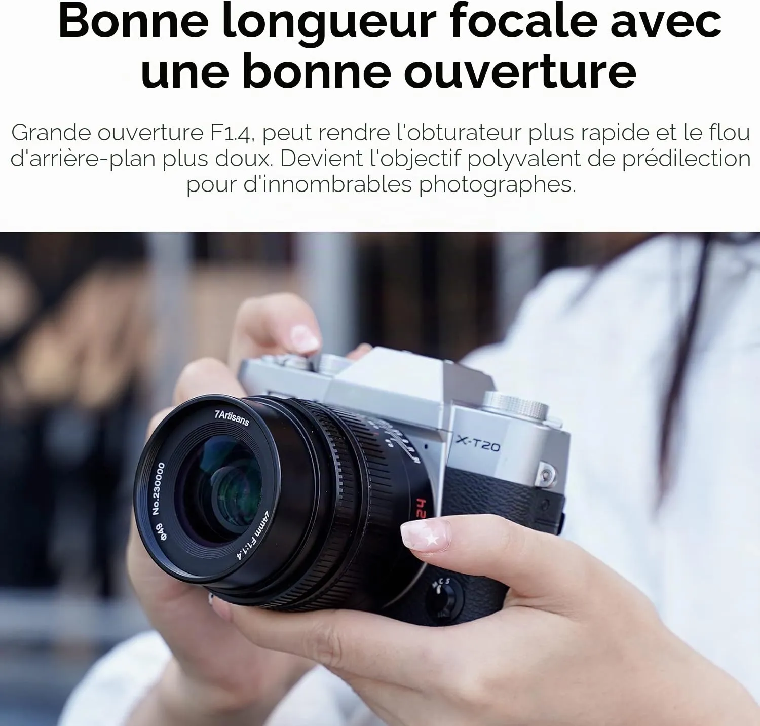 7artisans 24mm F1.4 objectif Sony E grande ouverture