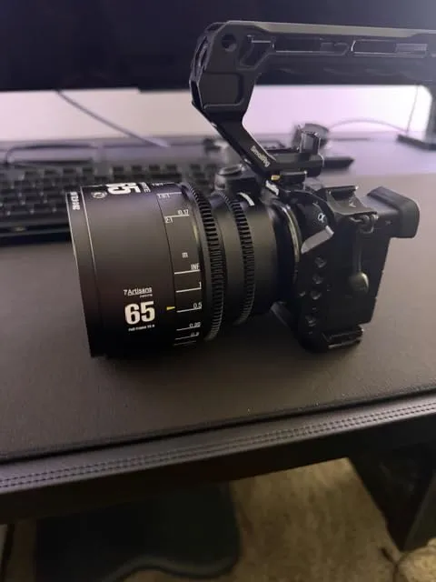 7Artisans 65mm T2.9 objectif cinéma macro Sony E