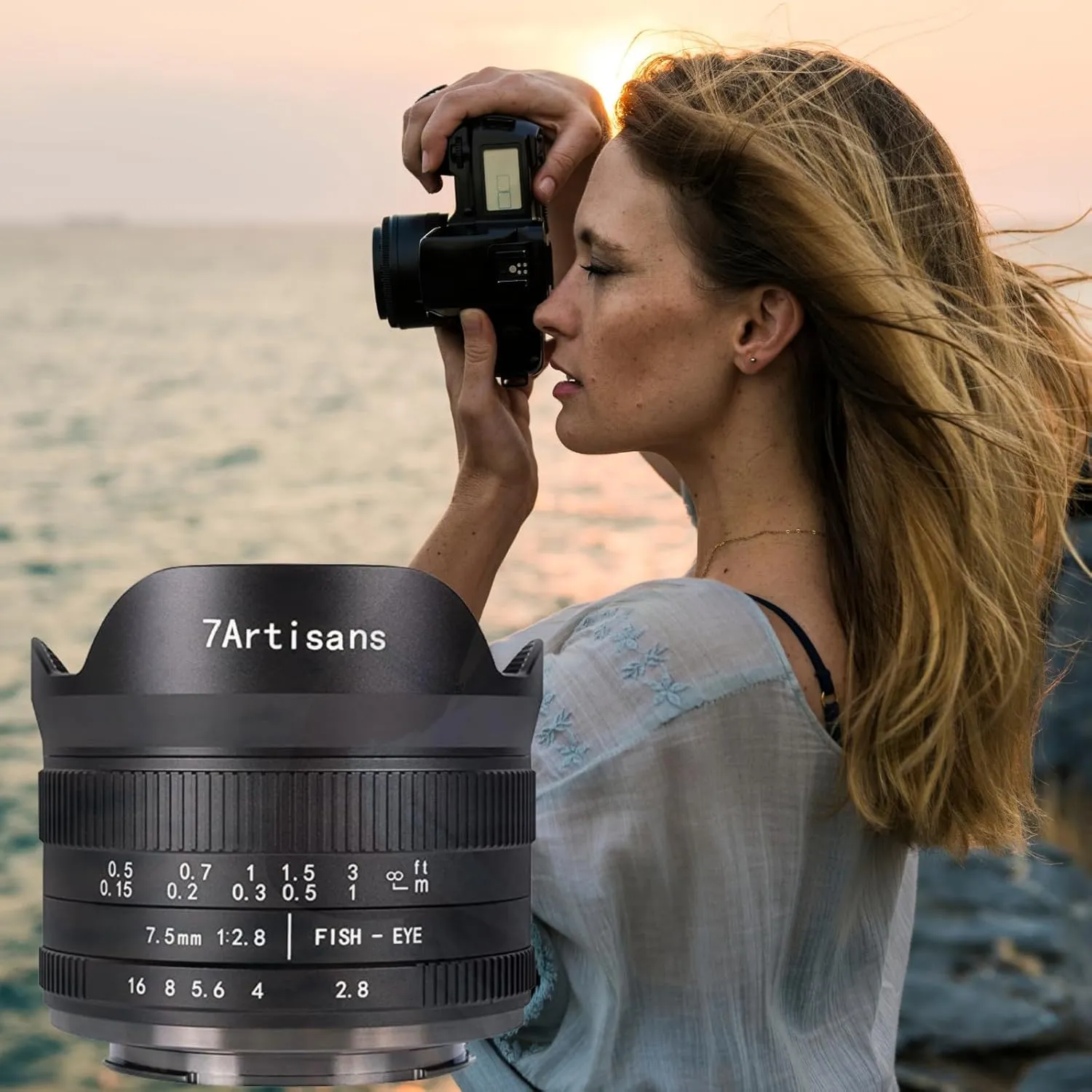 7Artisans 7.5mm F2.8 II fisheye objectif Sony E
