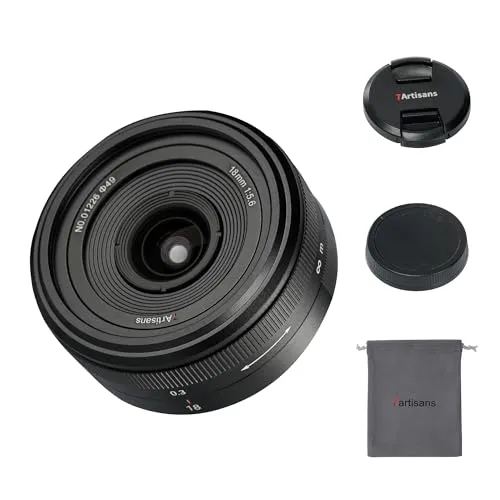 7Artisans 18mm F5.6 objectif pancake monture L ultra fin