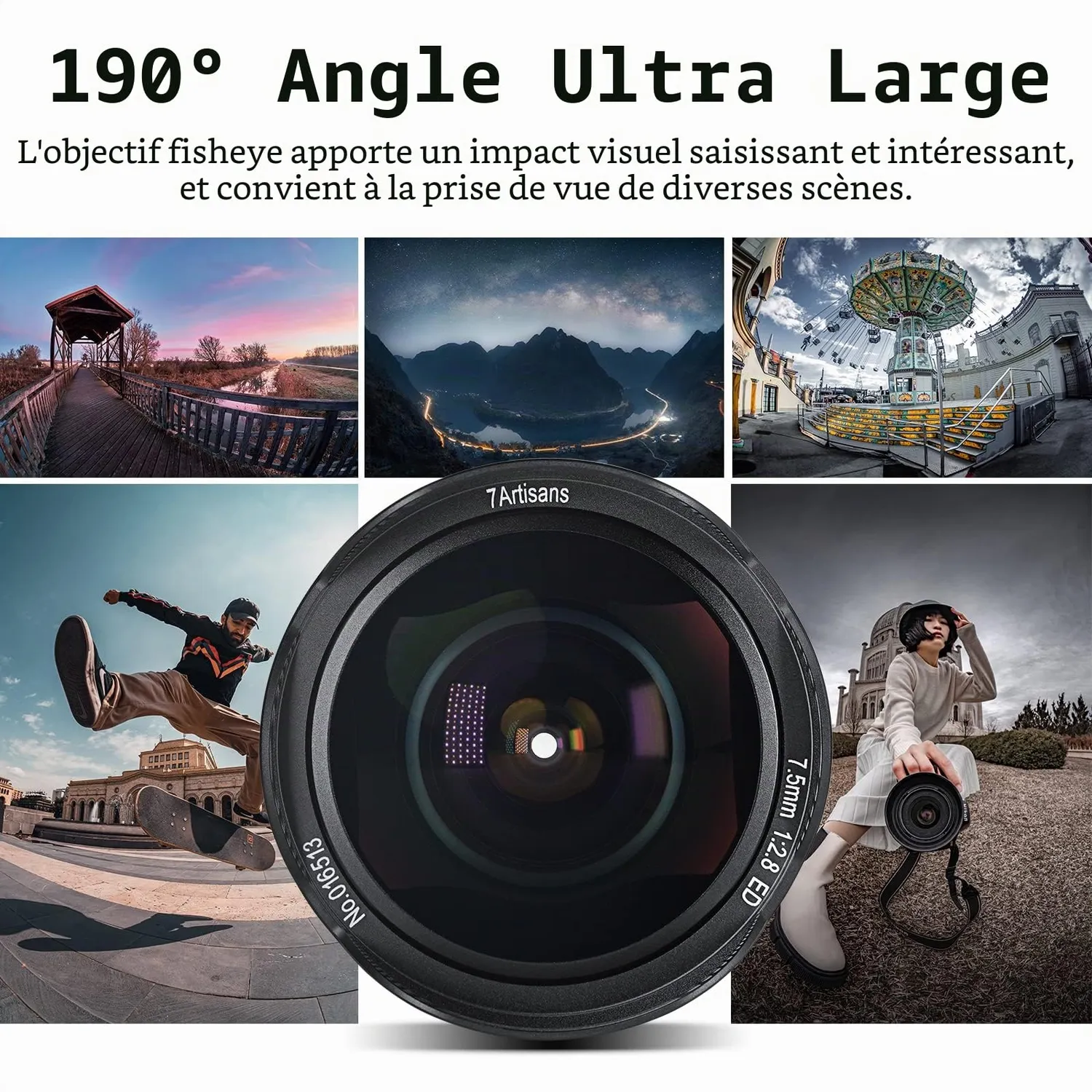 7Artisans 7,5mm f2.8 Mark II objectif fisheye Sony E