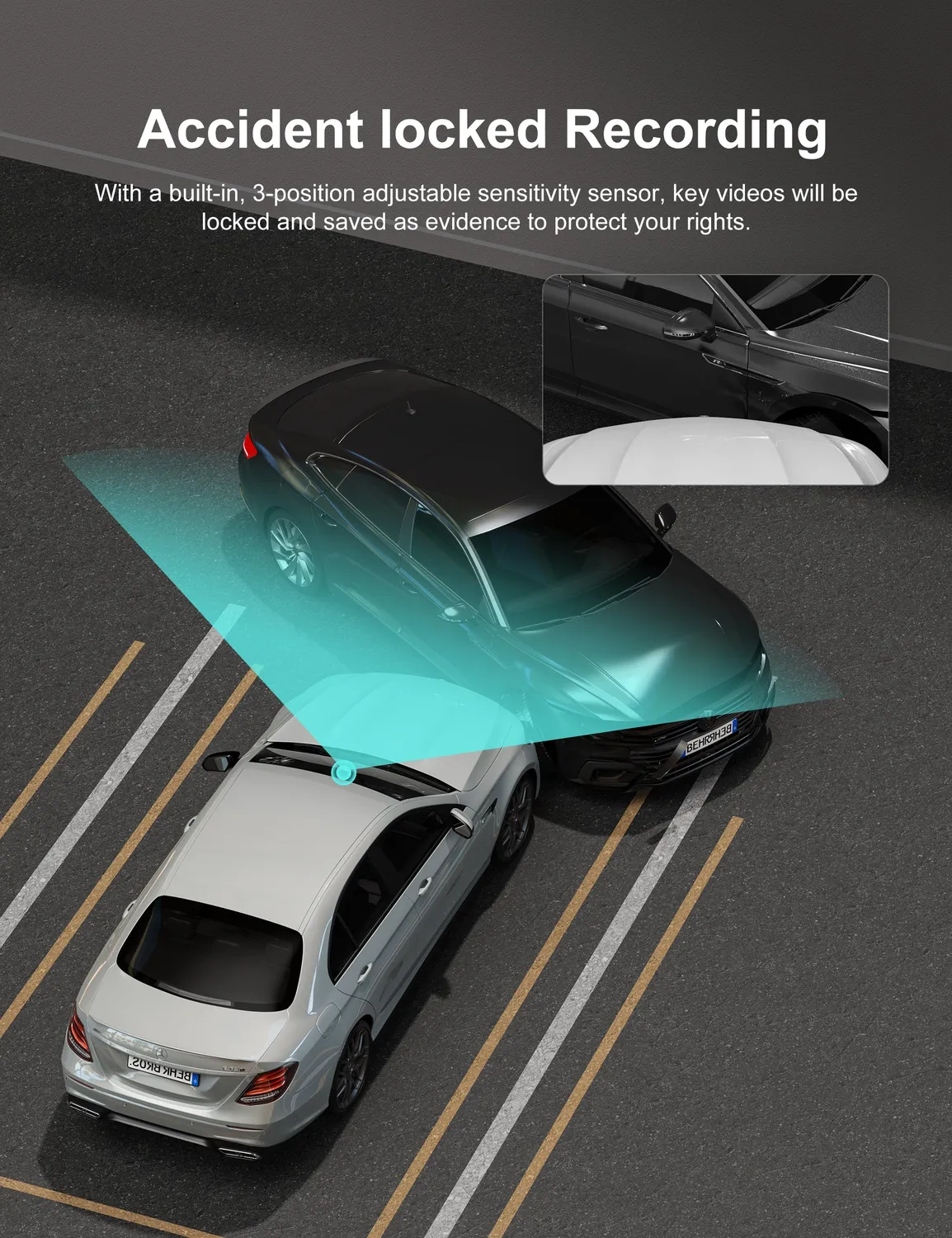 iZeeker GD200 caméra embarquée voiture enregistrement continu