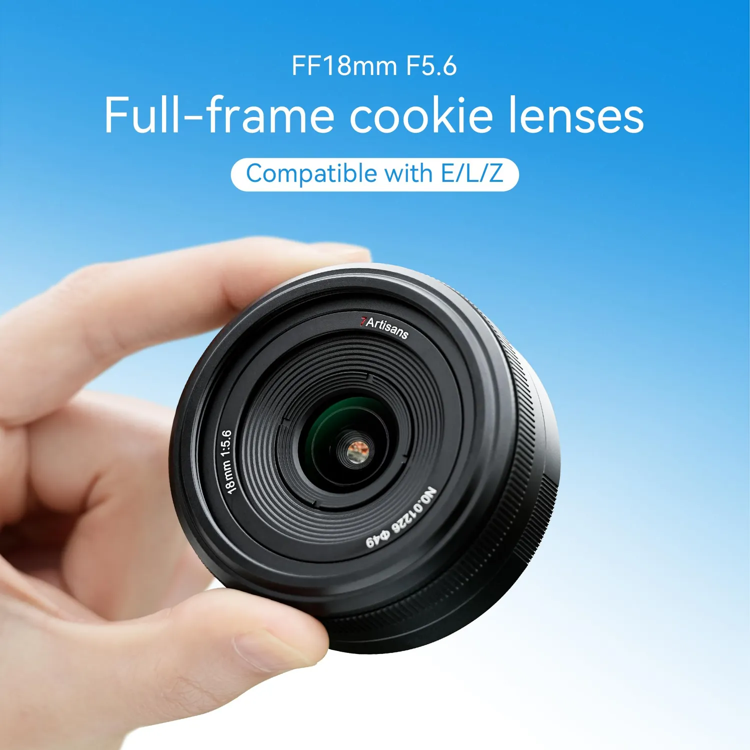 7Artisans 18mm F5.6 objectif pancake monture L ultra fin
