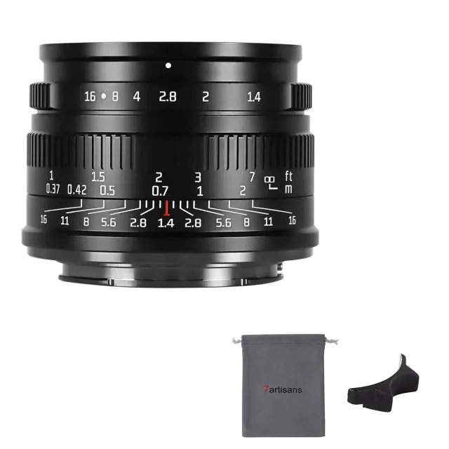7Artisans 35mm F1.4 II objectif Fuji X noir APS-C