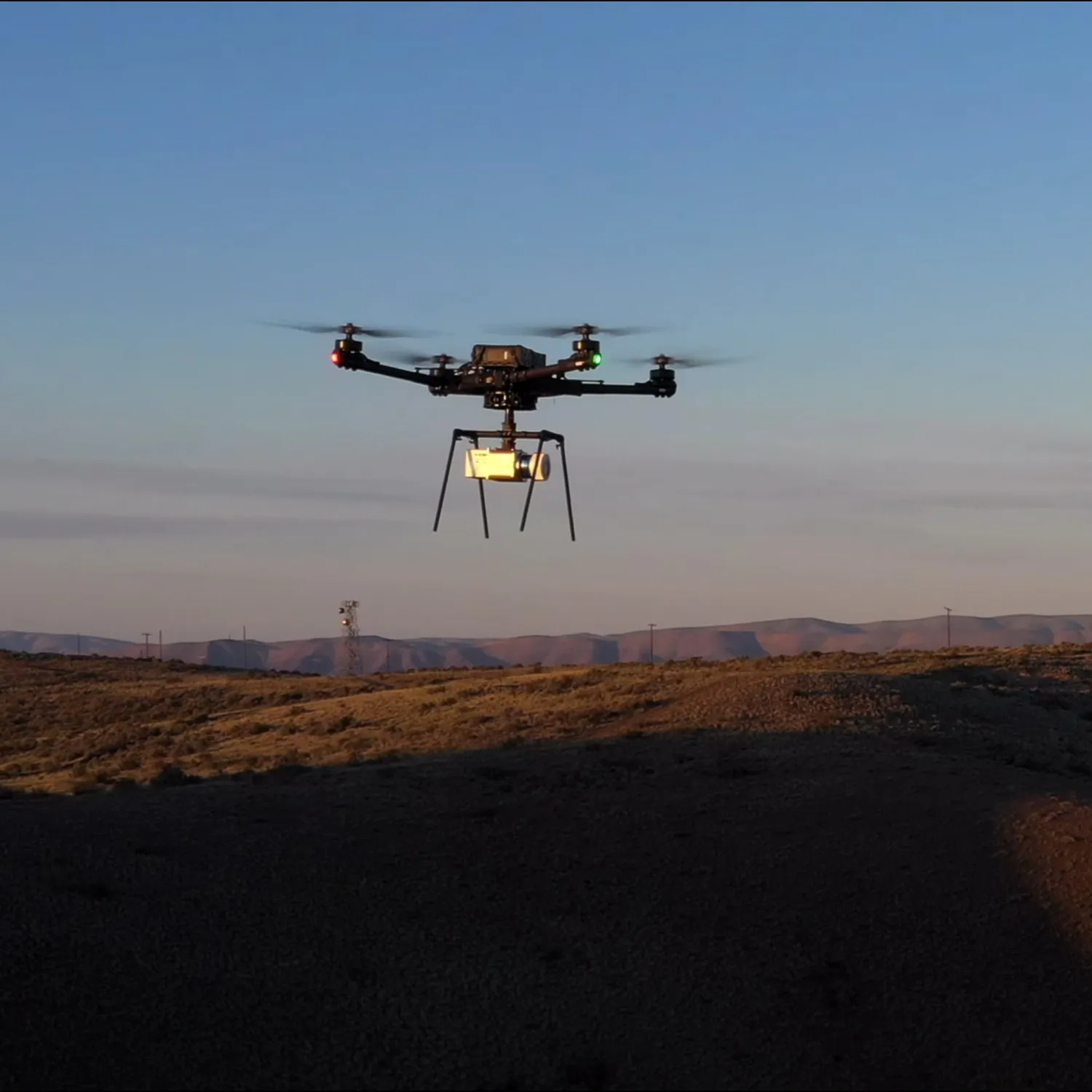 Freefly Systems Alta X Cargo train atterrissage modulaire