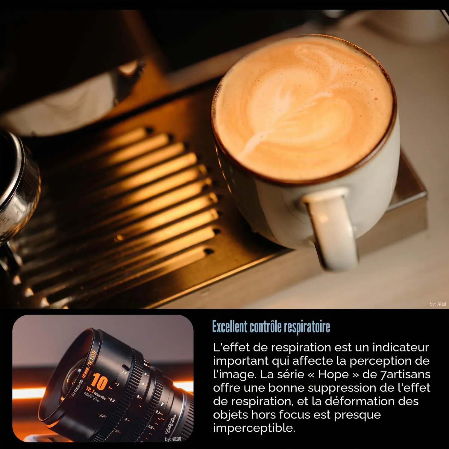 7Artisans Hope 50mm T2.1 objectif cinéma Canon RF-S S35 noir