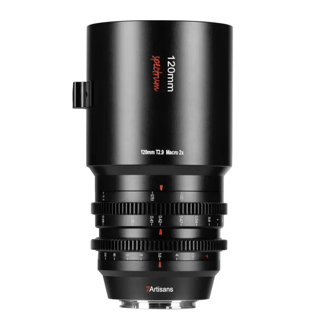 7Artisans 120mm T2.9 Macro 2X Ciné Canon RF plein format