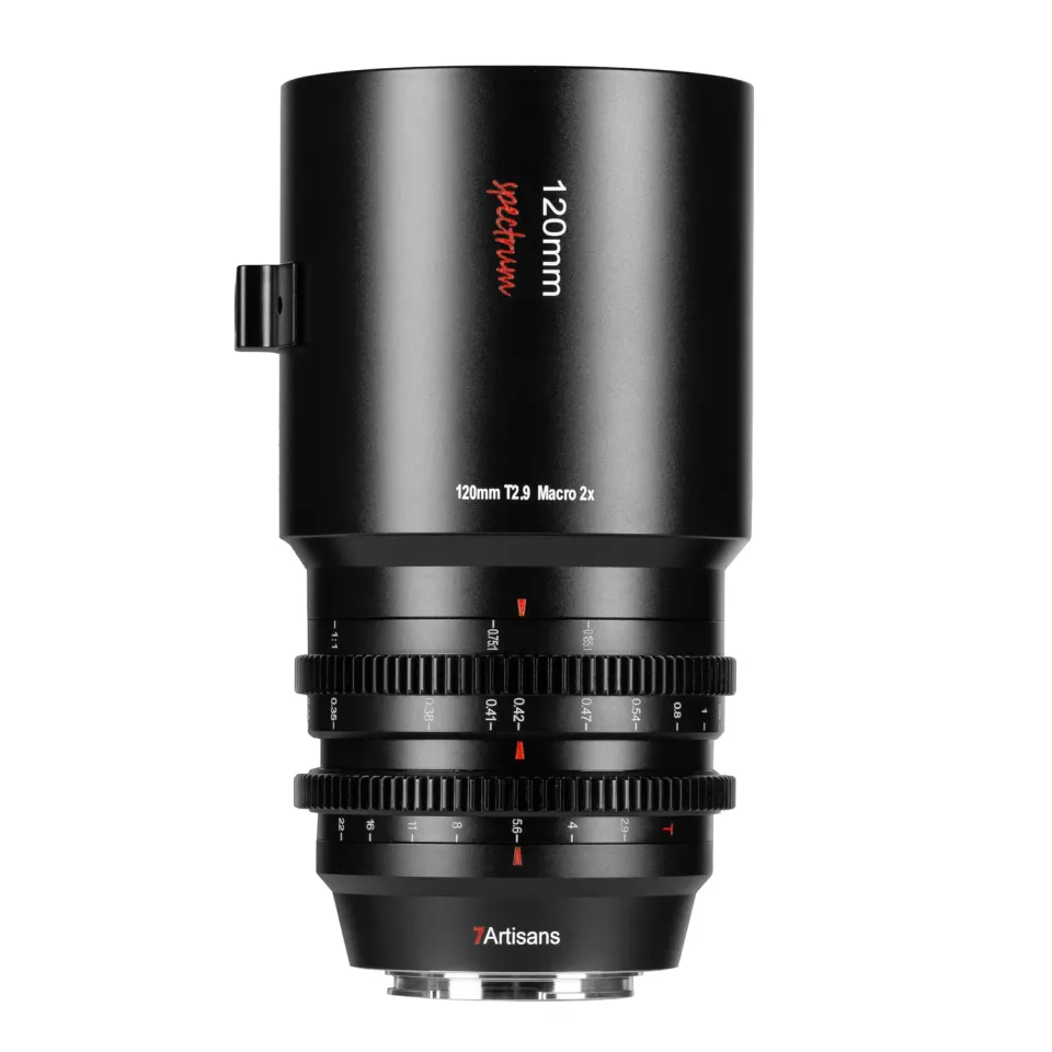 7Artisans 120mm T2.9 Macro 2X Ciné Canon RF plein format