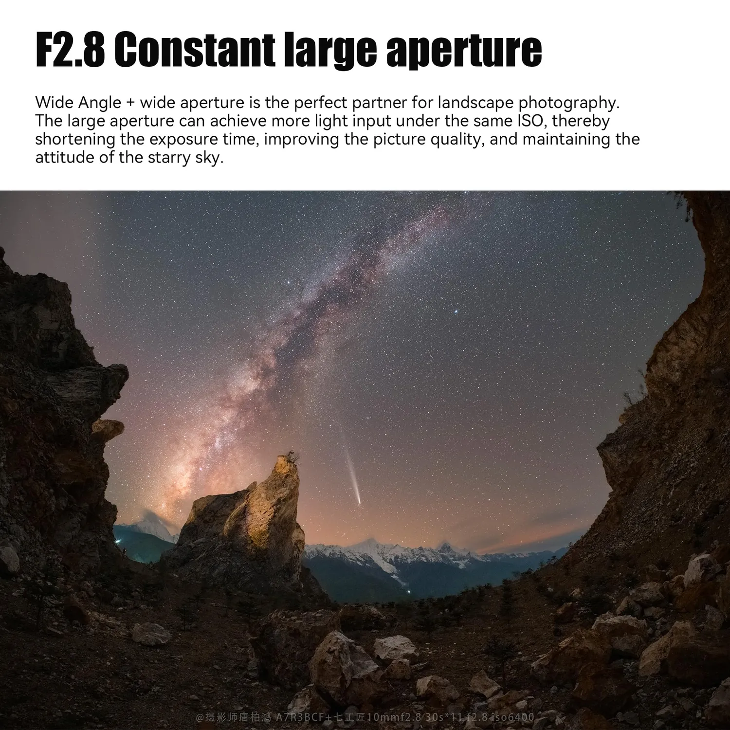 7Artisans 10mm F2.8 II objectif fisheye monture L