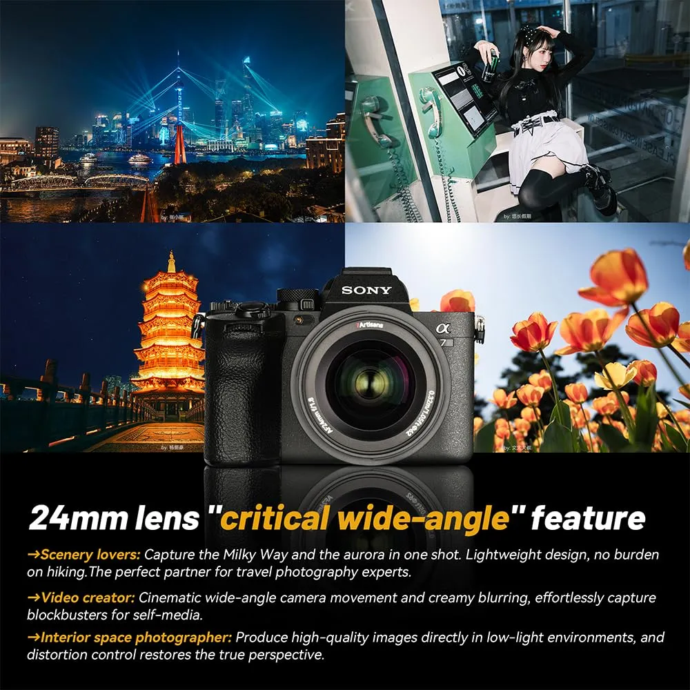 7Artisans AF 24mm F1.8 objectif monture L autofocus