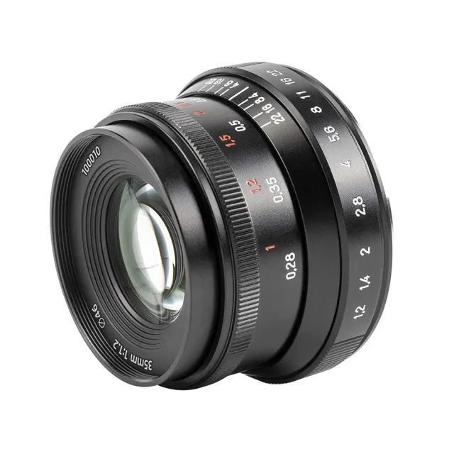 7Artisans 35mm F1.2 II objectif Canon M lumineux