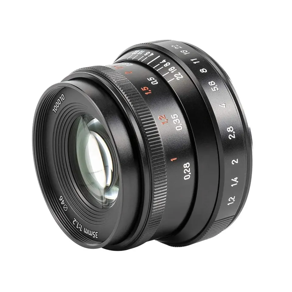 7Artisans 35mm F1.2 II objectif Canon M lumineux