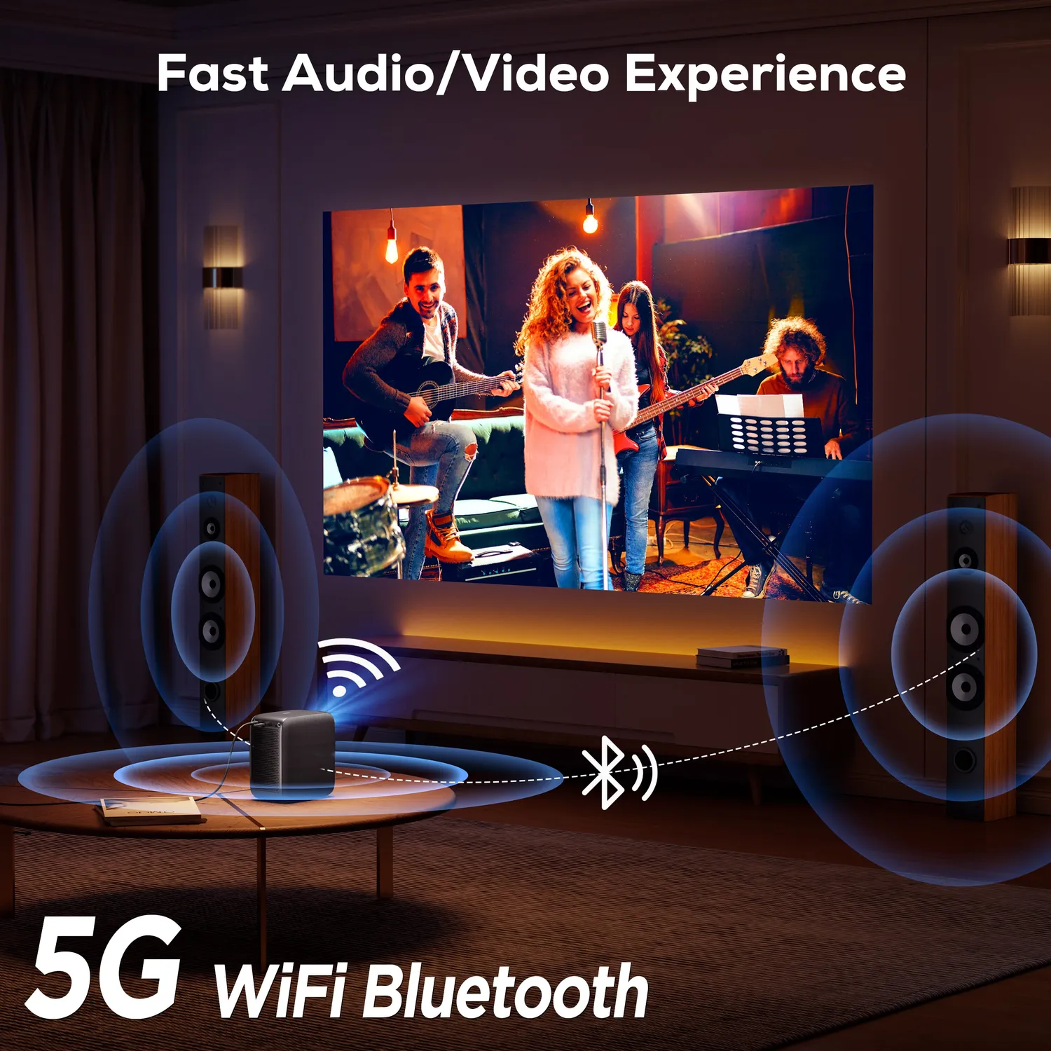 iZeeker iPL610 vidéoprojecteur WiFi Netflix image auto