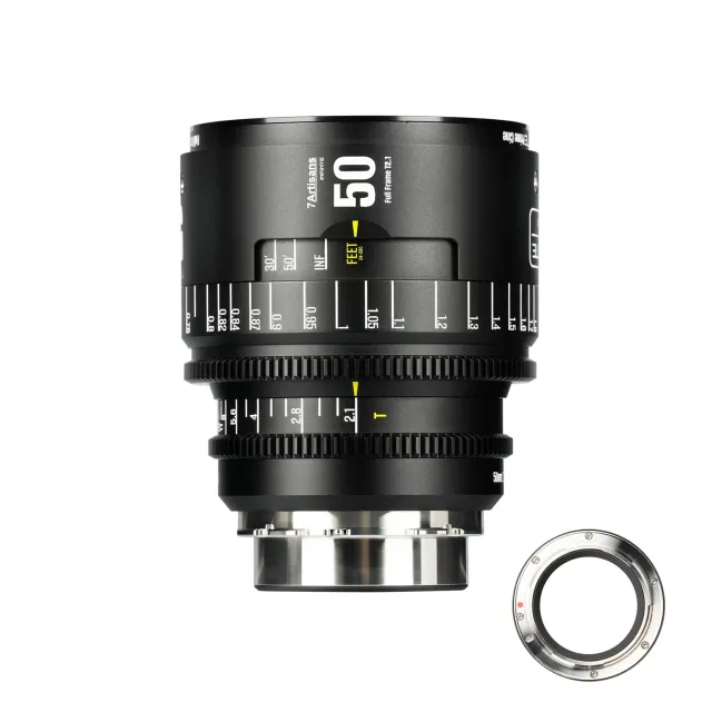 7Artisans Infinte 50mm T2.1 objectif cinéma PL plein format