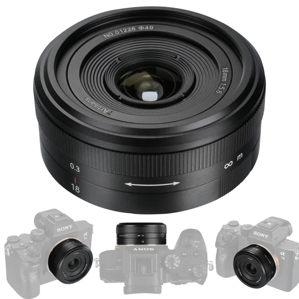 7Artisans 18mm F5.6 objectif monture E plein format grand angle