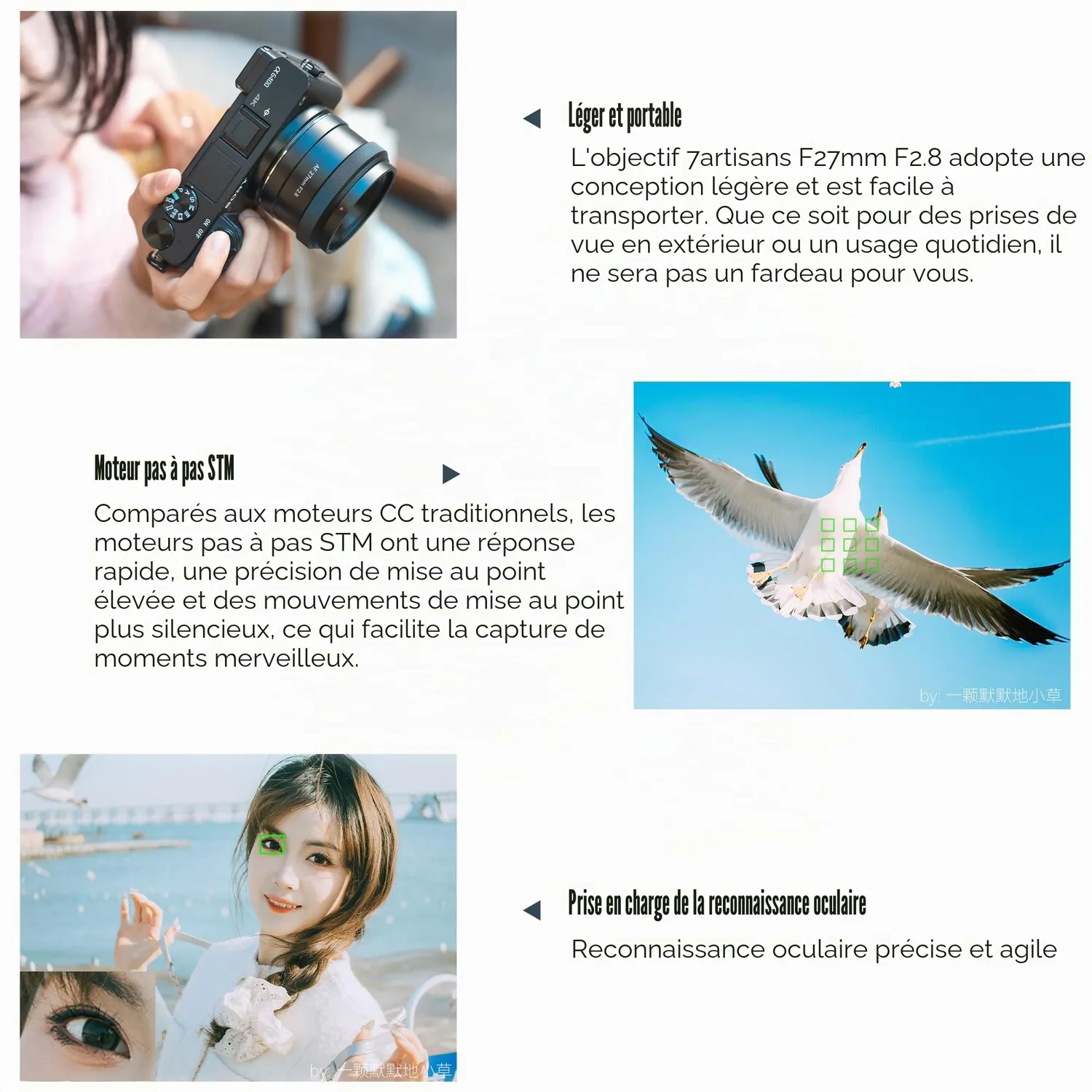 7Artisans AF 27mm F2.8 objectif APS-C Sony E compact
