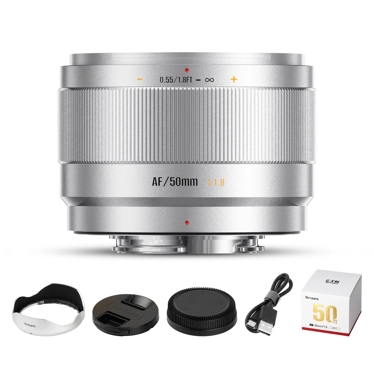 7Artisans 50mm F1.8 Lite objectif photo monture Sony E APS-C