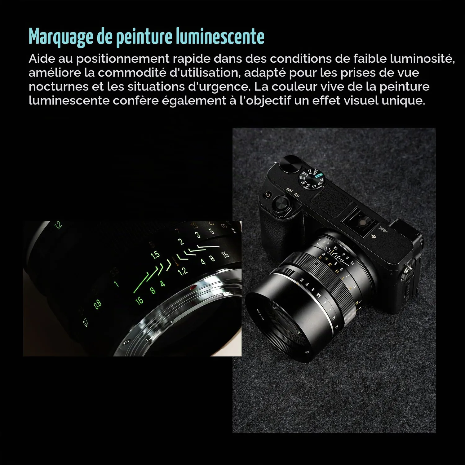 7Artisans 50mm F1.2 objectif Sony E manuel